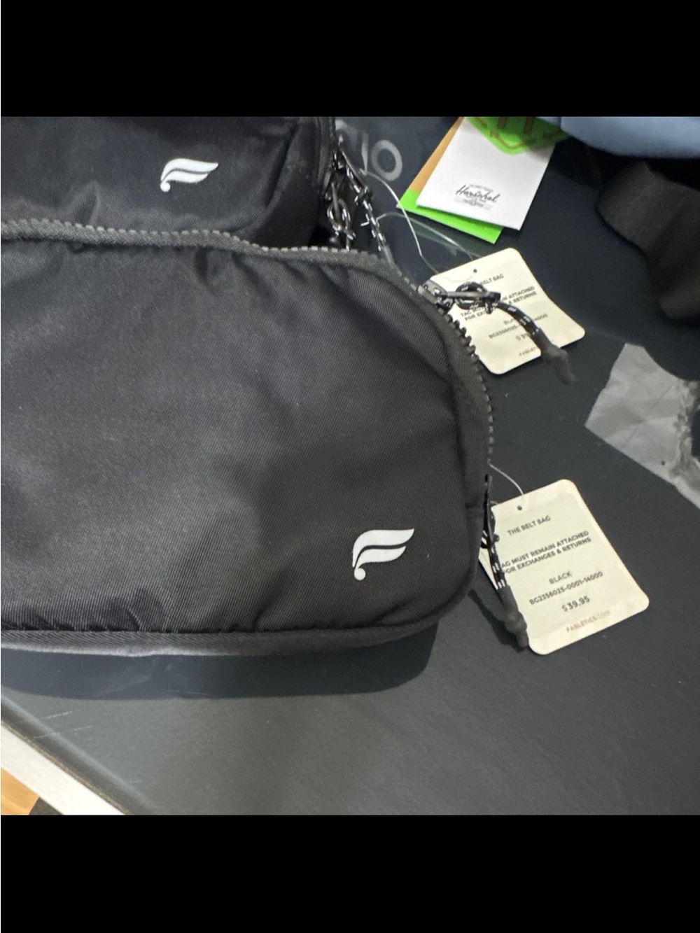 Black Men’s Crossbody Bag by (Fabletics)